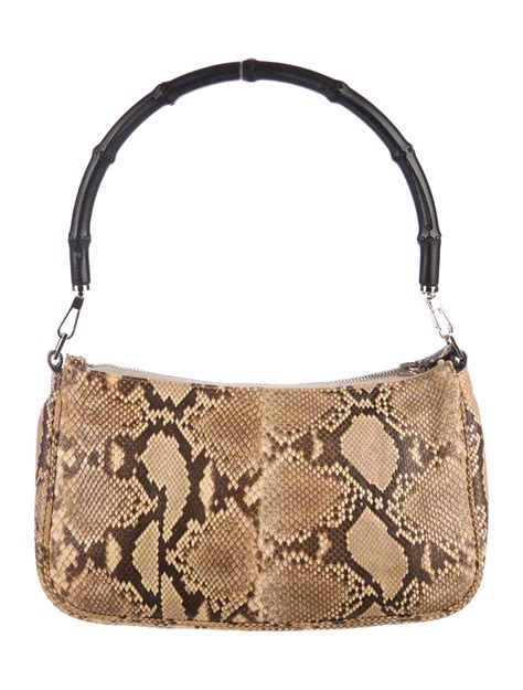 gucci bag snake clasp|Gucci snakeskin bag.